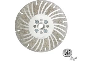 ANOKIA Indestructible Angle Grinding Wheel Electroplated Diamond 4 1/2" Plus+, Angle Grinder Cutting Wheel, Grinding Cutting Diamond Blade for Granite, Ceramics & Metal Cutting Attachments (4.5in)