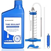 Tubeless Tire Sealant, 500ML Tubeless Sealant Long-Lasting Bike Sealant for MTB, Road, CX and Gravel Bicycle Tires