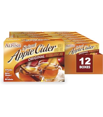 Alpine Spiced Apple Drink- 60 Pouches/Sachets (21 Gram/Pouch or