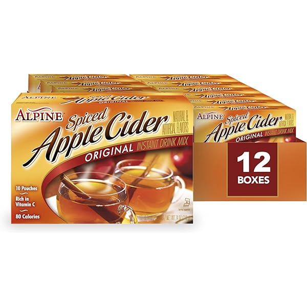 Amazon.com : Spiced Cider Apple Flavor Original Drink Mix, 120