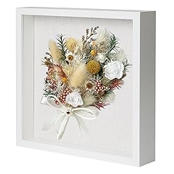 Muzilife 10x10 Shadow Box Picture Frame with Linen