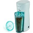 HyperChiller EHC824 Iced & Hot Coffee Maker, Adjustable Flow/Strength Lever, Includes 20 Oz. Tumbler & Reusable Straw, Compatible with Coffee Grounds, Removable, Reusable Mesh Filter, Mint