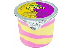 J AND J SNACK FOODS Luigis Rainbow Sherbet Cup -- 96 per case.