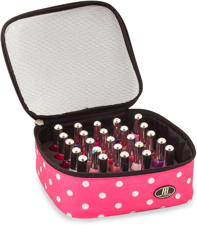 Roo Beauty Nail Polish Varnish Case, Manicure Storage Bag, Makeup