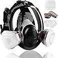 Weidahh Gas Masks Survival Nuclear and Chemical - Reusable Full Face Respirator Gas Mask with Activated Carbon Filter