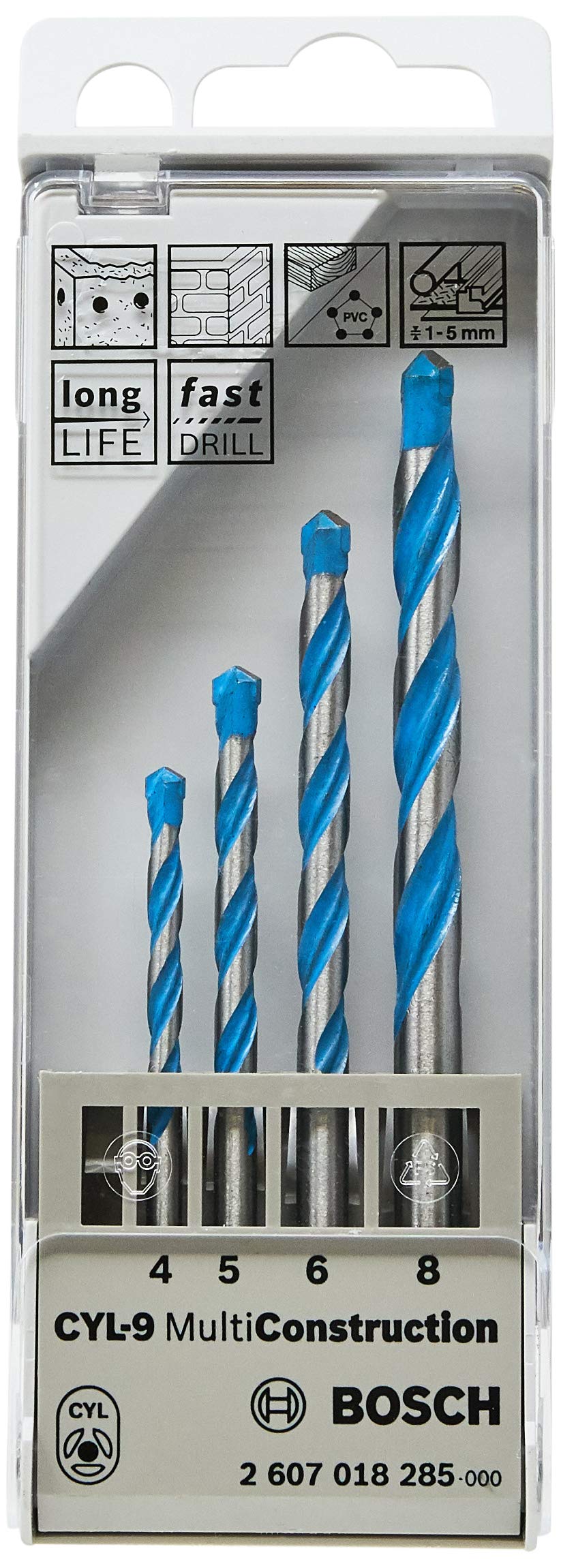 Bosch 722567 All Purpose Drill Bit Set