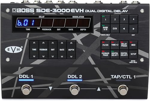 BOSS SDE-3000EVH Special Edition Eddie Van Halen Dual Digital Delay ...