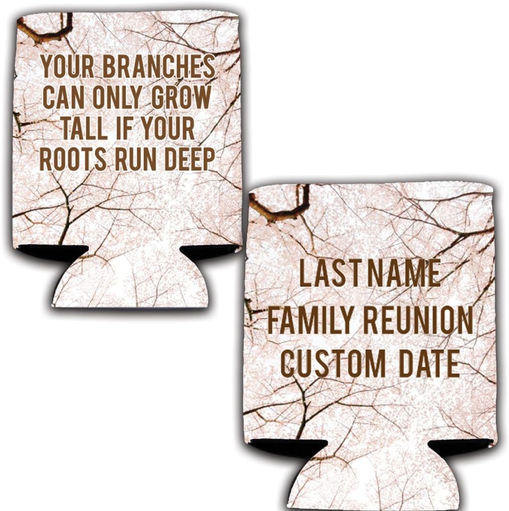 personalized family reunion koozies