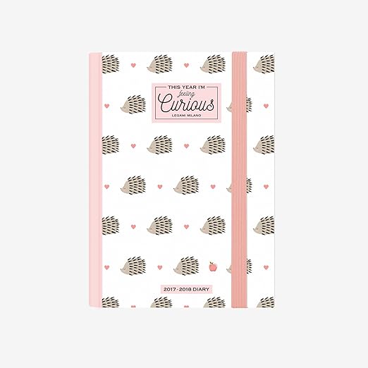 title=Legami AG160349 Agenda Settimanale 16 Mesi, 200 Pagine, 95 x 135 mm, Hedgehog