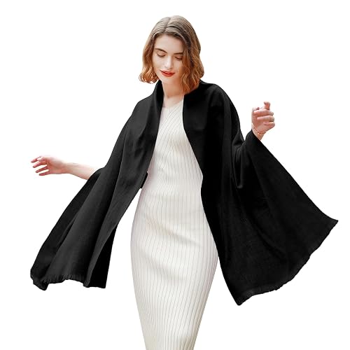 sachin and babi light blue dress RIIQIICHY Pashmina Shawl Wraps for Women Scarf for Wedding Large Winter  Black Scarves Soft Shawls and Wraps for Evening Dresses in Saudi Arabia