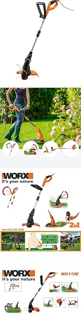 WORX WG119E 550W 30cm Electric Grass Trimmer Corded view 9