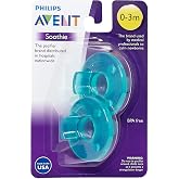 Philips Avent SCF190/01 Soothie 0-3mth Green/Green, 2 Count
