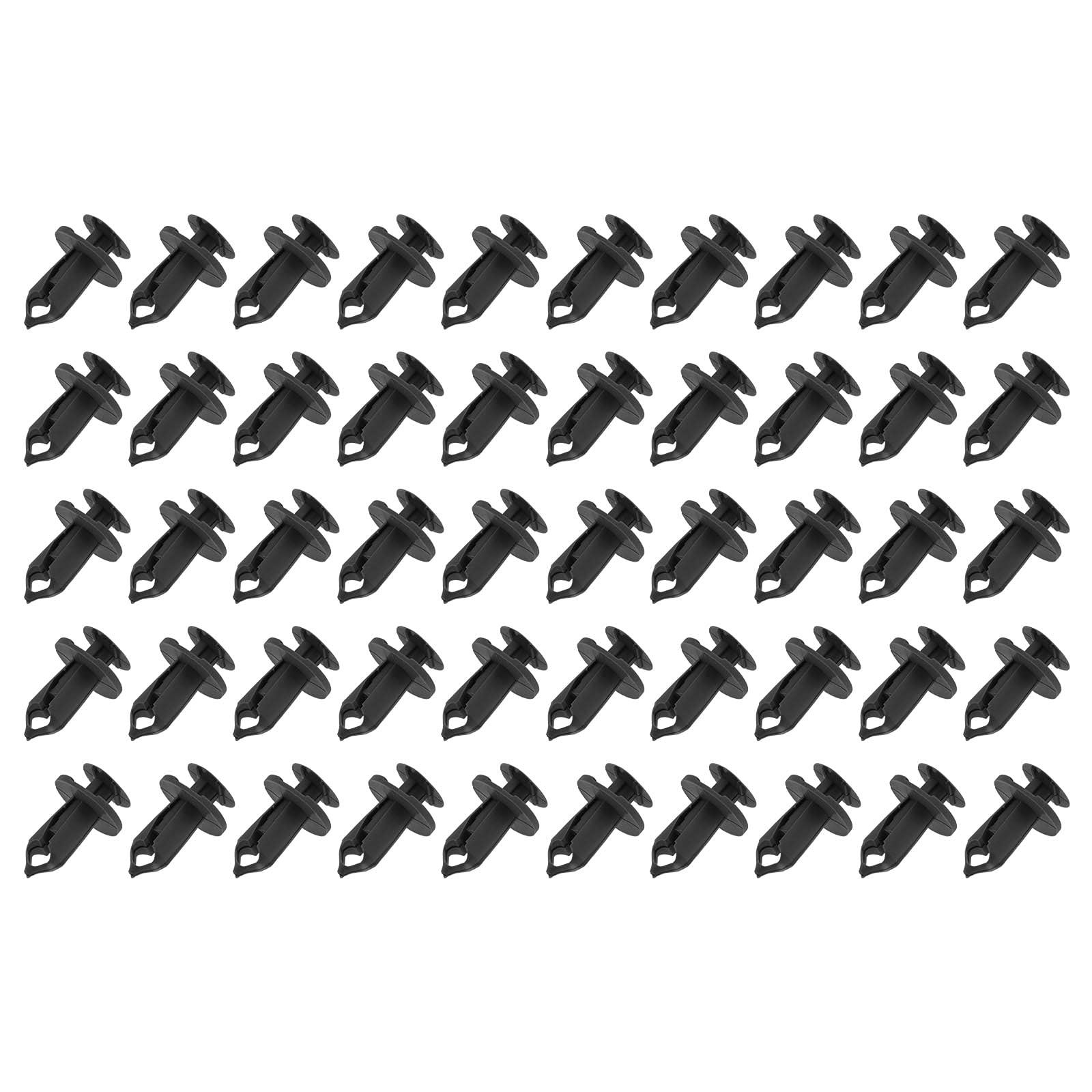 Create idea Pack/Set of 50 Longer Trim Panel Fixing Lining Carpet Clips Kit Fitting Black