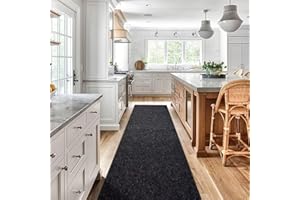 Gotohipi 2ft x 6ft Runner Rug Indoor Outdoor Utility Carpet, Custom Sizes Area Rugs with Non Slip Rubber Backing for Hallway 