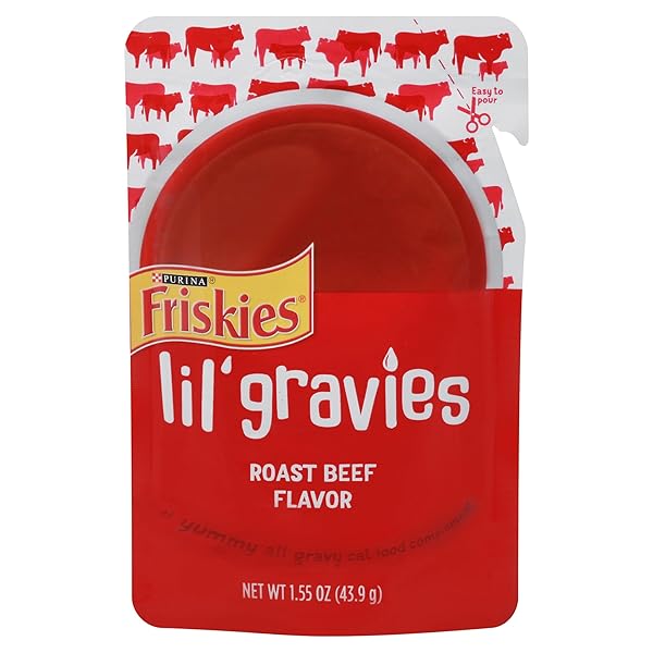 FRISKIES LIL’ GRAVIES ROAST BEEF FLAVOR CAT FOOD COMPLEMENT