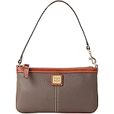 Dooney & Bourke Designer Handbags for Women, Pebble Grain Leather Wristlet Wallet Women