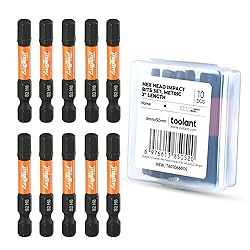 toolant 6mm Impact Hex Bits Set