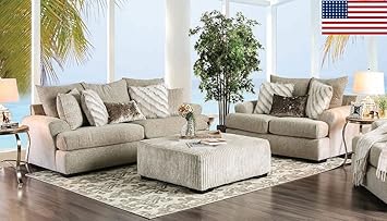 Amazon Com Esofastore Living Room Furniture 2pc Sofa Set Set
