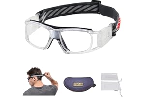 SooGree Sport Glasses for Men Women Basketball Football Sport Goggles Anti Fog Shock Collision Wearable Glasses