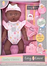 John Adams Tiny Tears Baby Doll 38cm Crying Wetting Interactive Doll view 6