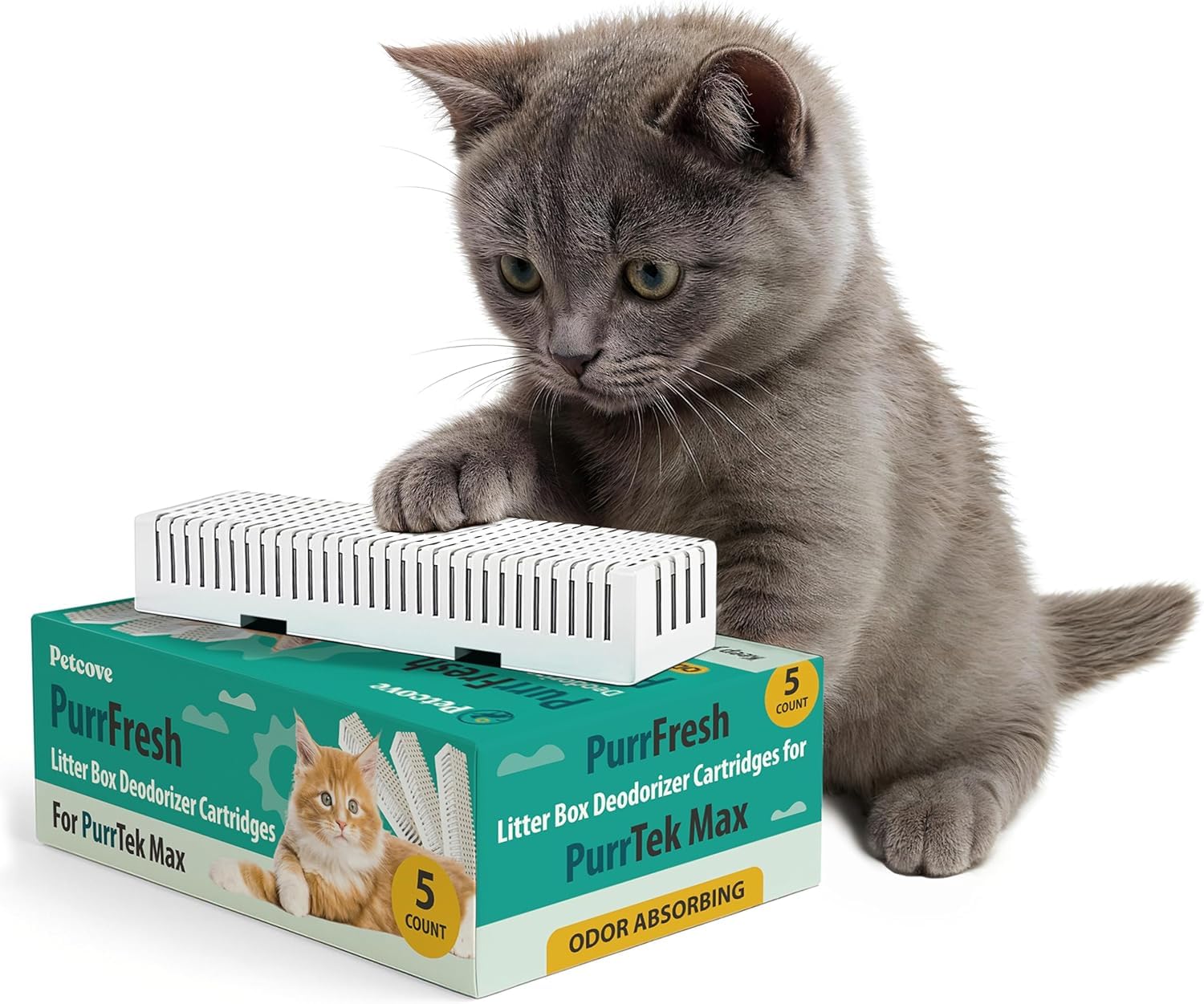 PetCove PurrTek Max Cat Litter Box Filters Replacements | Activated ...