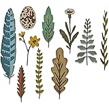 Sizzix Thinlits Die 665215 Funky Nature by Tim Holtz 10 Pack, Multicolor