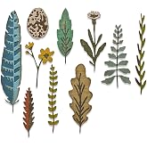 Sizzix Thinlits Die 665215 Funky Nature by Tim Holtz 10 Pack