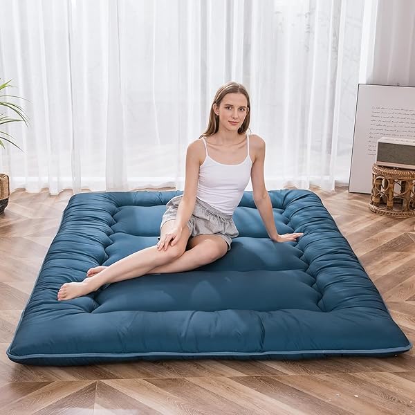 MAXYOYO JAPANESE FLOOR MATTRESS FUTON MATTRESS, THICKEN SLEEPING...