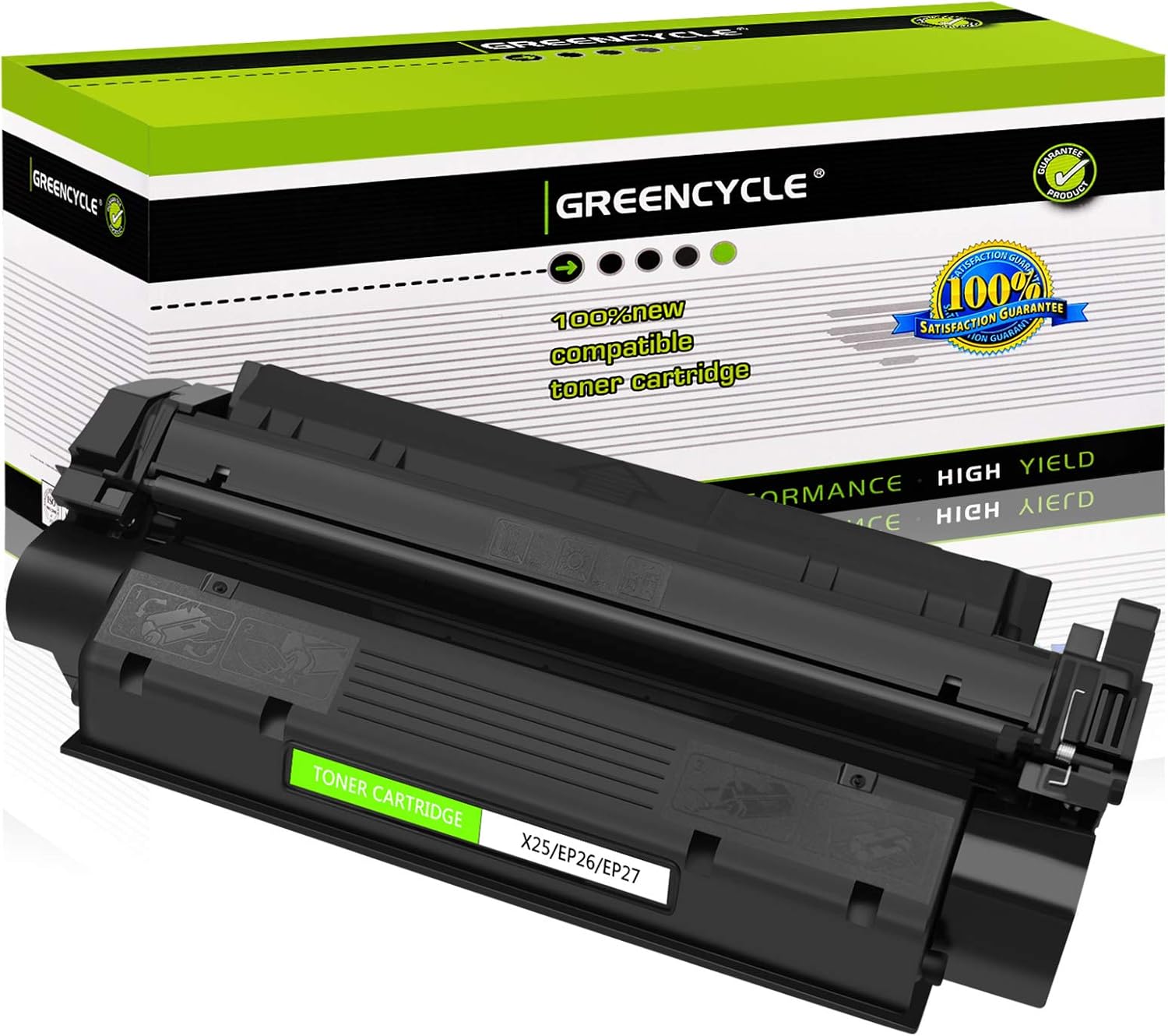 Amazon Com Greencycle High Yield Compatible For Canon X25 X 25 8489a001aa Toner Cartridge Replacement For Imageclass Mf3110 Lbp3200 Mf3240 Mf5530 Mf5550 Mf5750 Mf5770 Series Printers Black 1 Pack Office Products