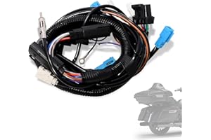 WOWTK Rear Trunk Tour Luggage Pack Wiring Harness Kit for Harley Touring Electra Glide Road King Street Glide Road Glide Models 2014-2025