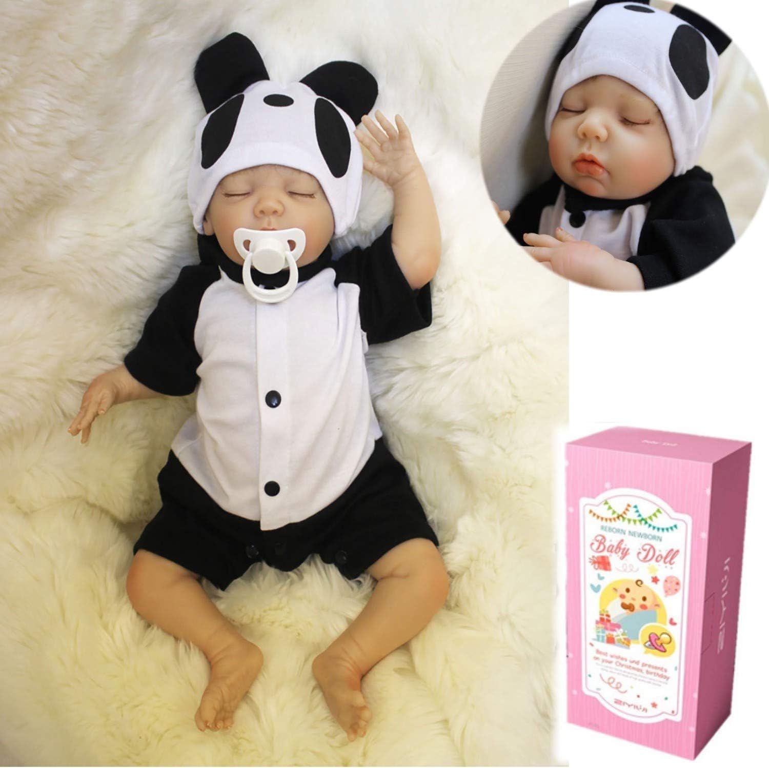 Prezzo ZIYIUI Reborn Bambole 18 Pollici 45 Centimetri Silicone Morbido Vinile Realistico Bambola Reborn Ragazzo Lifelike Neonato Bambino Reborn Regalo di Natale Offerte