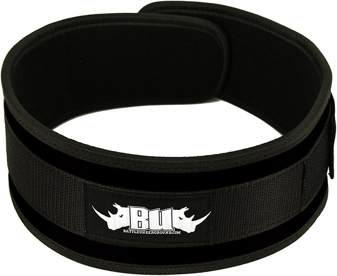 Battle Underground Weightlifting Belt | Optimal Lower Back & Abdomen Support | Perfect for Crossfit, Powerlifting, and Weight Training | Lightweight & Durable Training Belt