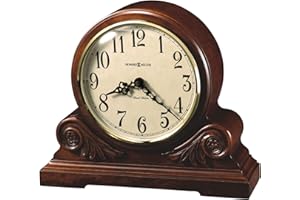 Howard Miller Desiree Mantel Clock 635-138 – Americana Cherry with Quartz, Dual-Chime Movement
