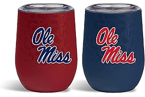 The Memory Company | Licensed NCAA 2-Pack Home/Away Leopard SS Stemless Wine Tumblers