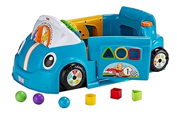 Fisher Price Lachen Und Lernen Smart Stufen Kriechen um Auto Blau - Englisch Sprechend / Laugh & Learn Crawl Around Car