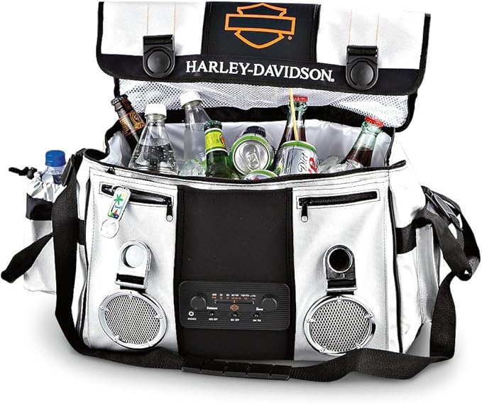Harley Davidson Insulated Cooler Bag with Builtin AM/FM