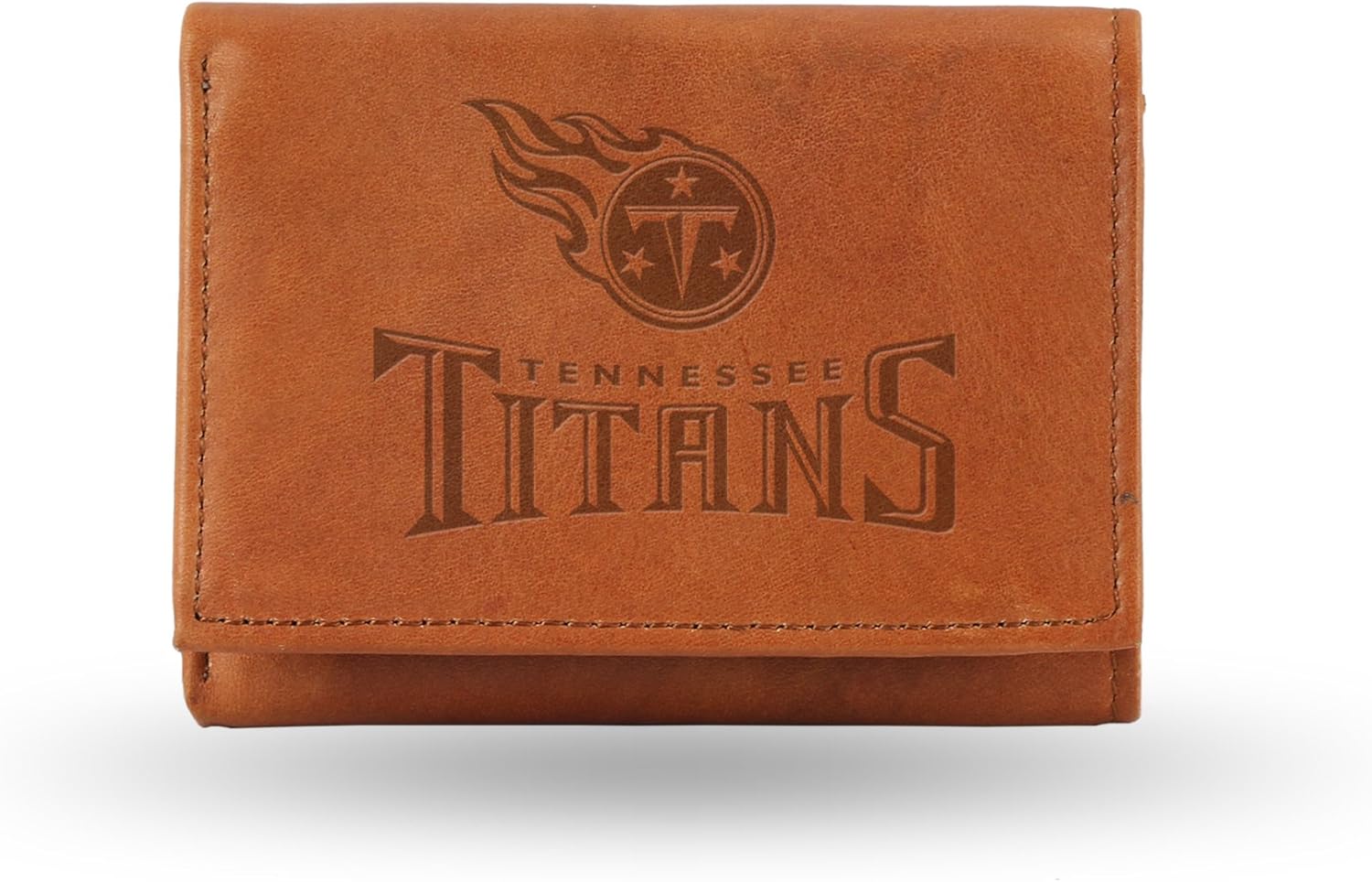 Rico Industries NFL Embossed Genuine Cowhide Leather Trifold Leather Wallet