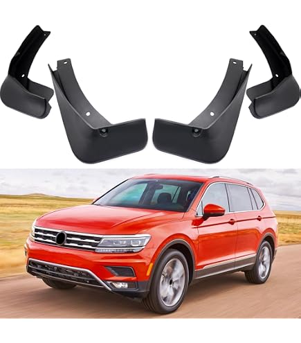 thumbnail image 2 of 4x Foreverunauto Mud Flaps For VW Tiguan R-Line 2016-2023 – Front & Rear Splash Guards 2 of 4