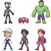 Hasbro Marvel Spidey and His Amazing Friends Hero Reveal Multipack With Mask-Flip Feature, 4-Inch Scale Action Figure Toys, K