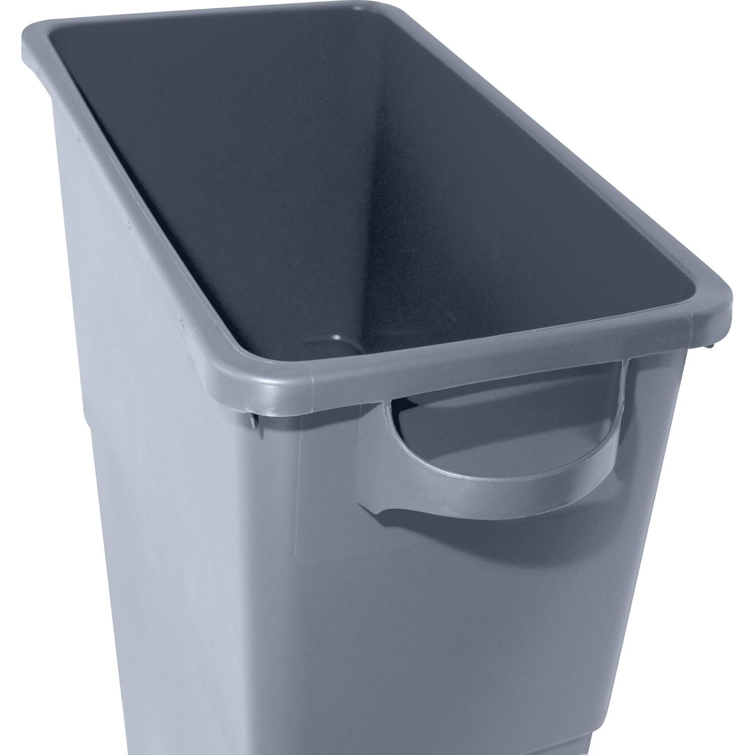 Genuine Joe GJO60465 Plastic Space Saving Waste Container, 23 gallon Capacity, 23" Width x 30" Height x 11" Depth, Gray: Waste Bins: Industrial & Scientific
