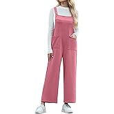 IWOLLENCE Jumpsuits For Women Boho Overalls Casual Long Bib Loose Women's Rompers with Pockets 2025