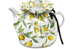Mintulipy Lemon Tea Pot Cosy Dust Proof Insulating Tea Pot Cozies for Teapots Kitchen Accessory Home Table Decorative Breakfast Warmer Teapot Cozies Tea Pot Covers Only