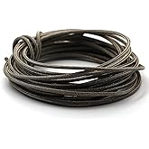 The Art Of Tone Gavitt Braided Cloth-Covered Pre-Tinned Pushback 22 AWG Guitar Wire, 12 Feet