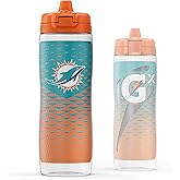 Gatorade Gx NFL Non-Slip Squeeze Bottles, 30 fl oz, Gx Hydration System