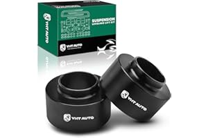 YHTAUTO 2 inch Front or Rear Leveling Lift Spacers Kit Compatible with Jeep Cherokee XJ 1984-2001, Grand Cherokee ZJ 1993-1998, Wrangler TJ 1997-2006, Suspension Leveling Lift Kit Set of 2