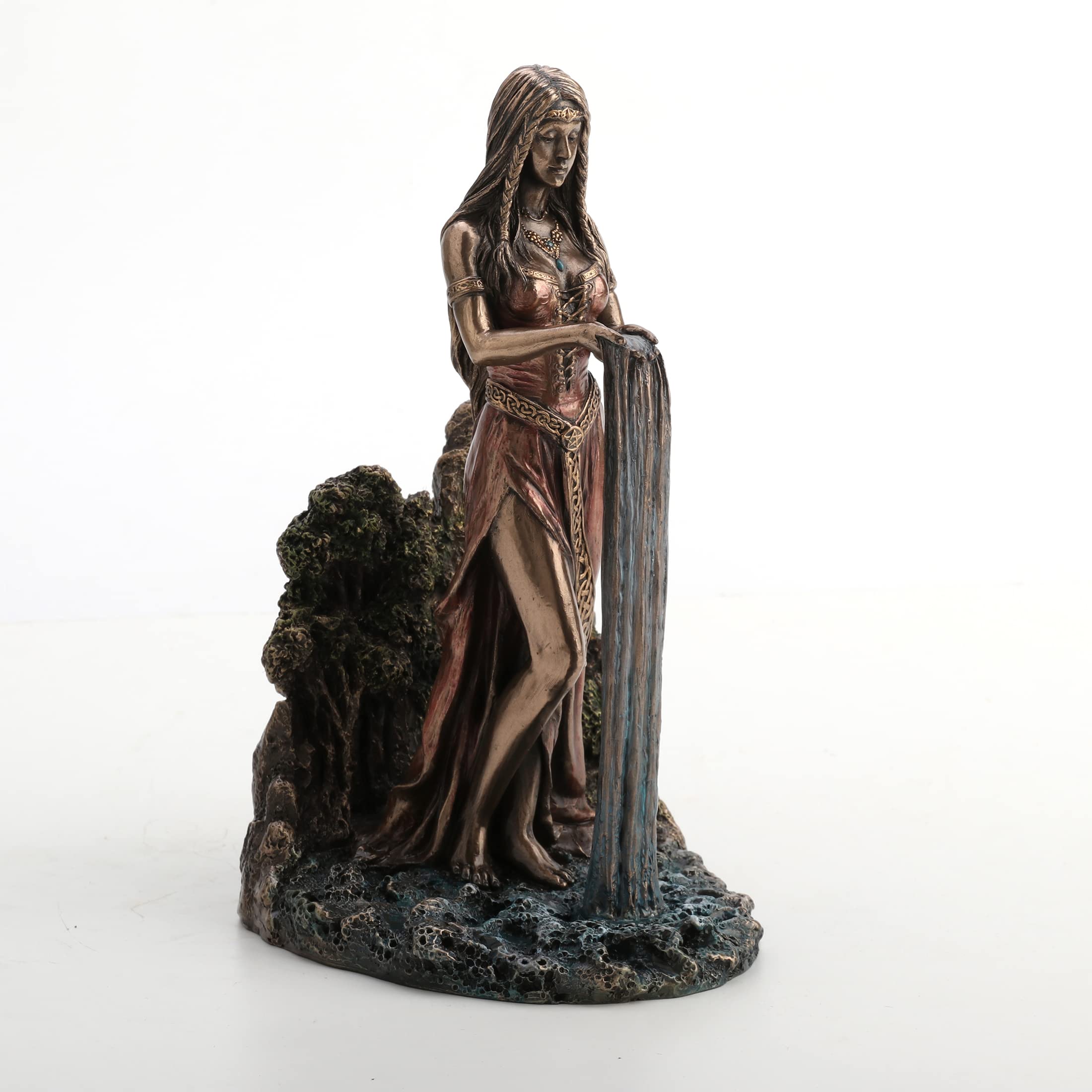 Veronese Design 9 Inch Celtic Matriarch Goddess Danu Resin Sculpture Bronze Finish