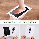 Nabance Baby Hand and Footprint Kit Inkless Pads 2 Large Frames 0-12 Months view 4