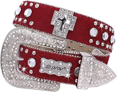 crystal designer belt