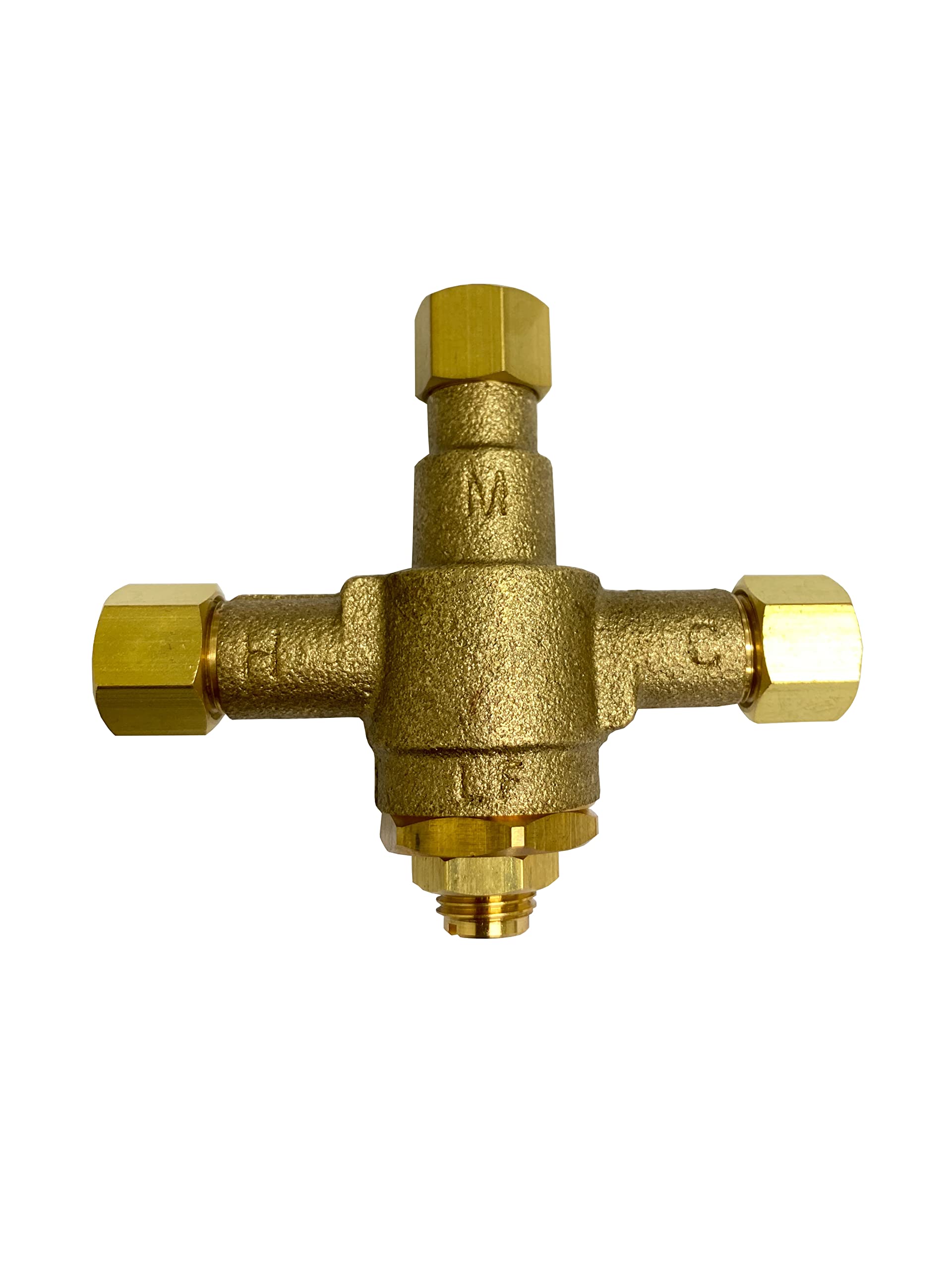 Photo 1 of H.C. BT-T39LF-38 Under Counter Thermostatic Mixing Valve, 3/8 inches, Brass