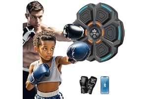 DOITTASK 2025 Upgraded Bluetooth Music Boxing Machine | Wall-Mounted Interactive Trainer with Gloves | Fun Home & Gym Workout Equipment for Kids & Adults | 9 Modes & Speeds for Family Fitness